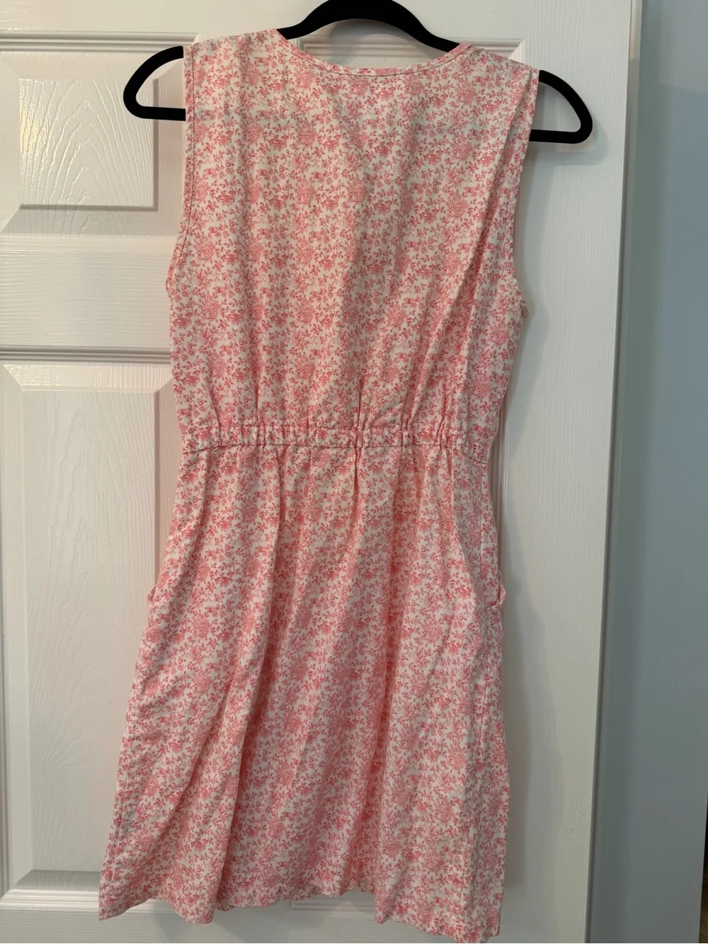 J. Crew Pink Floral Sleeveless Sundress